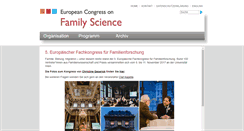 Desktop Screenshot of familyscience.eu