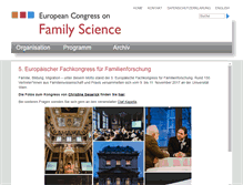 Tablet Screenshot of familyscience.eu